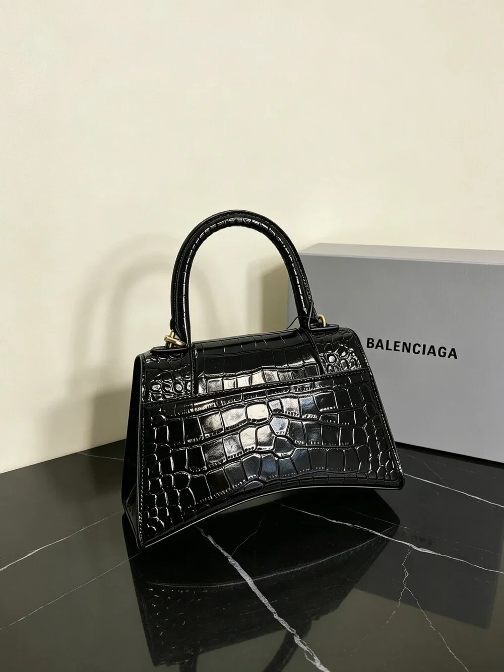 Balenciaga Hourglass Small Top Handle Bag